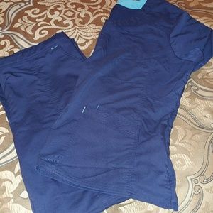 Navy Blue scrub set